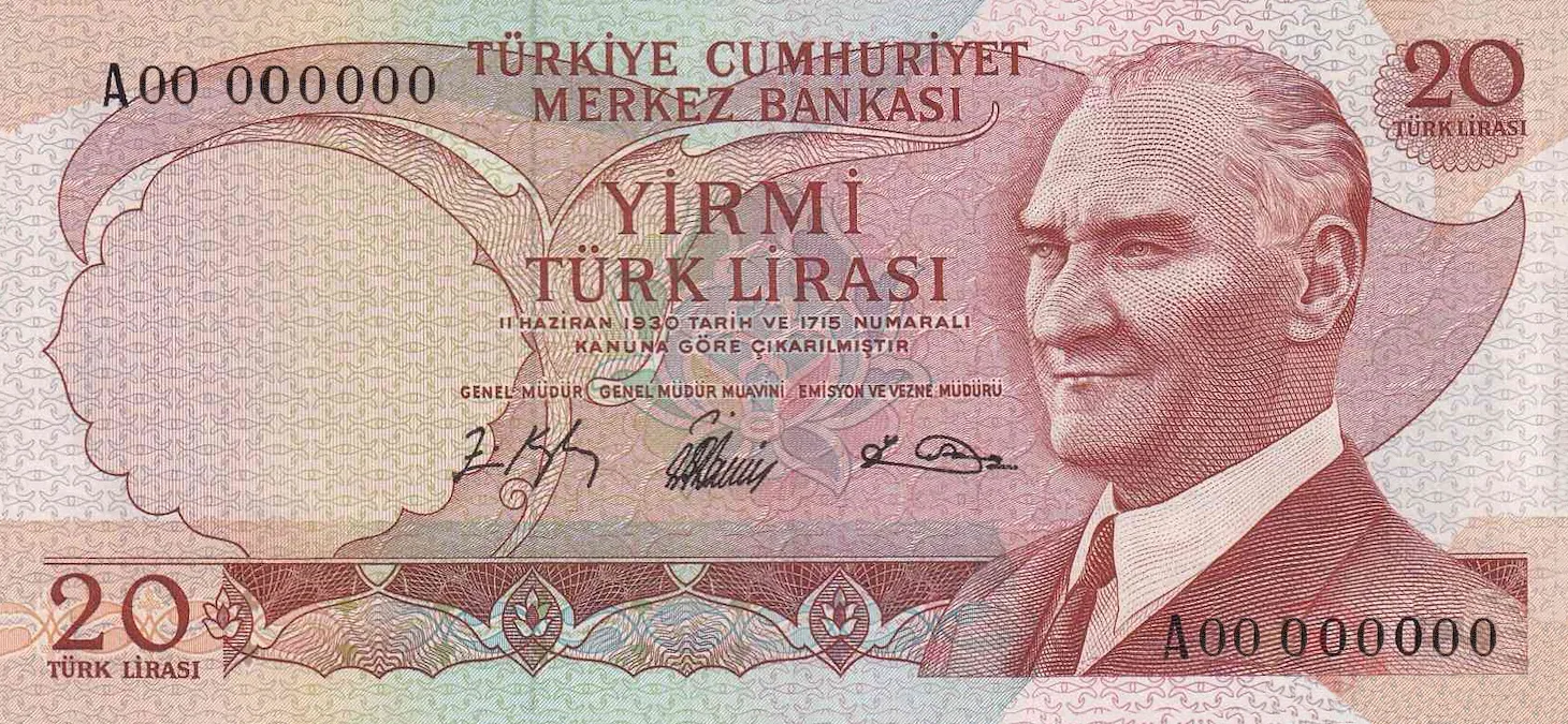 20 Türk Lirası (E6-Tertip I)